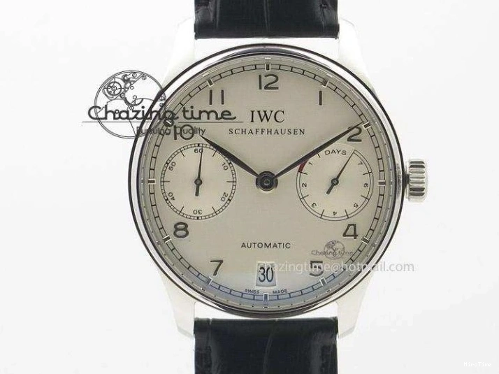 MIROTIME 0212 Portuguese Real PR Real Annual Calendar IW503510 ZF 1:1 Best Edition Green Dial on Black Leather Strap A QuickDry 7097